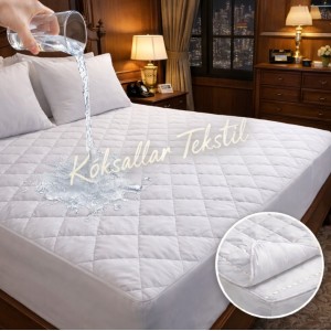 Sıvı Geçirmez Kapitone Alez 150x200 cm %100 Pamuk 57 Tel